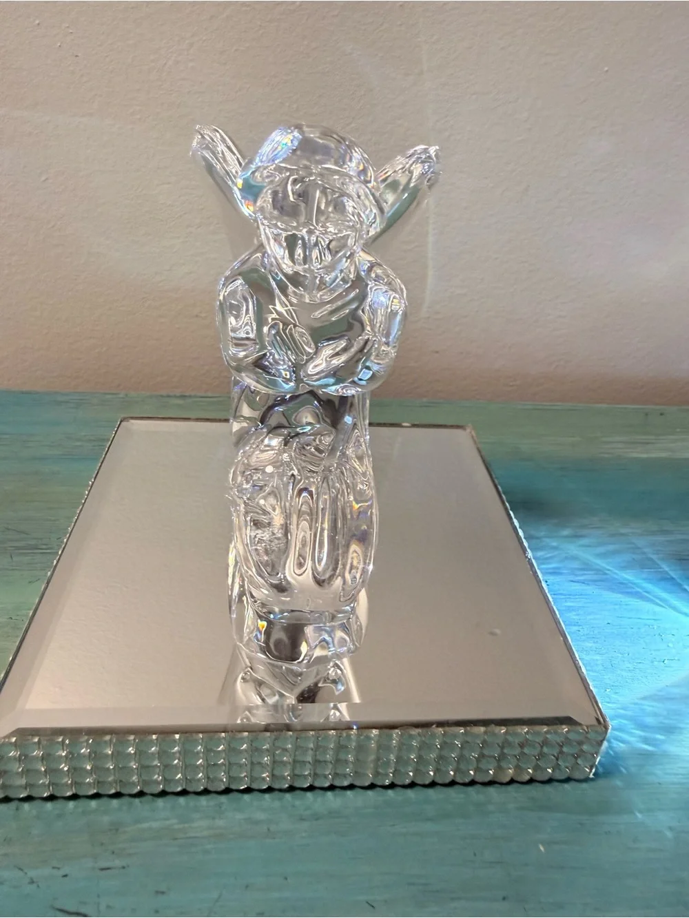 Baccarat Clear Crystal Angel Figurine Set
